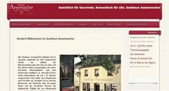 Desktop Screenshot of gasthaus-assenmacher.de